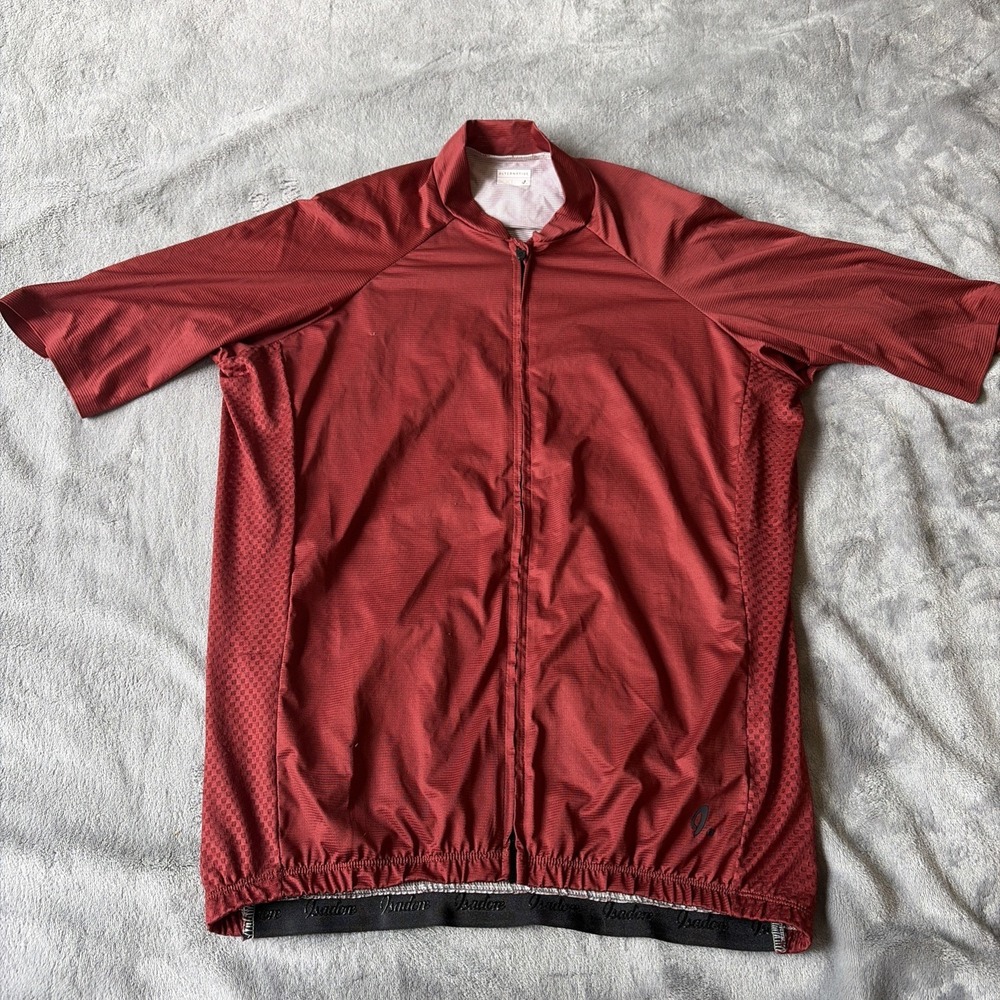 Isadore Alternative Cycling Jersey Red XXL Made In EU Full‎ Zip